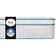 Zinus Double Mattress in memory foam and Spring 135x190 cm - Hybrid Mattress - Mattress Height 25 cm, White