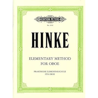 Gustav Adolf Hinke Elementary Method For Oboe Pdf Complete Limidbatraz