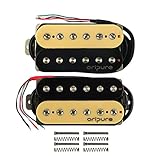 humbucker pickups or single coil Paket enthalten: 1 x Hals-Tonabnehmer, 1 x Brücke Pickup (wird mit Schrauben und Federn).