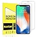 Produktbild Asstar Displayschutzfolie für iPhone X, Härtegrad 9H, 2,5 D Kante, Kratzfest, blasenfrei, Kratzfest, aus gehärtetem Glas für Apple iPhone X, 2er-Set
