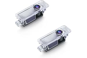 Gmili 2 Pcs Luz de Puerta de Coche con Logotipo, Luz LED Puerta de Bienvenida Compatible con Mini R50/ R52/ R53/ R55/ R56/ R57/ R58/ R59/ R60/ R61 Paceman/ F54 Clubman/ F60 Countryman/F55/F56/F57