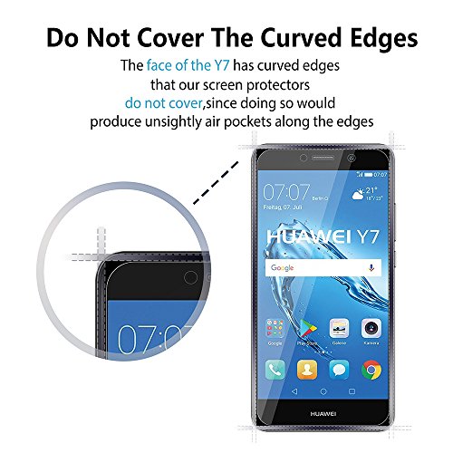 2x Protectores de Pantalla Huawei Y7 2017 EJBOTH Vidrio Templado Protectora Cristal Transparente invisible Escudo Protector de la Pantalla - 9H Anti-burbuja Alta definici n reviews 2x Protectores de Pantalla Huawei Y7 2017 EJBOTH Vidrio Templado Protectora Cristal Transparente invisible Escudo Protector de la Pantalla - 9H Anti-burbuja Alta definici n
