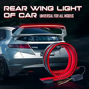 Carhatke Universal Car Rear Spoiler LED Strip Turning Signal Flexible Strip Light (3.9ft, 12V)