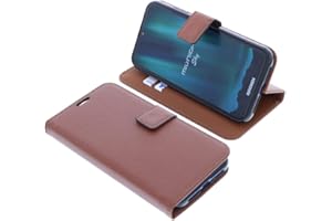 foto-kontor Custodia a libro compatibile con Brondi Midnight Sky cover di colore marrone