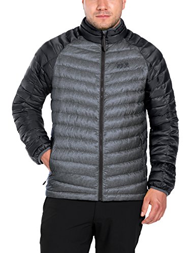 Jack Wolfskin Herren Daunenjacke Zenon Altis, ebony, XXL, 1202401-6230006