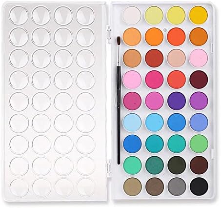 SIMBALION 36 Colors Watercolor Pan Sets Watercolor Cakes by Art Paints