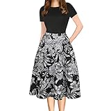 Kleider Damen eng sexy Kleider Damen eng XS Kleider Damen eng kurz (B4-2-Schwarz, 34)