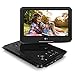 Produktbild Tragbarer DVD Player Portable Spieler mit 11,6 Zoll Monitor für Mama Kind Eltern Gerät mit HD Display IPS Bildschirm unterstützt MP4 MKV USB SD für Flug Urlaub Camping Zuhause Schwarz