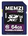Price comparison product image MEMZI PRO 64GB SDXC Memory Card for Nikon Coolpix P1000, B700, B500, W300, W100 Digital Cameras - High Speed Class 10 UHS-I U3 95MB/s Read 60MB/s Write 4K 2K 3D Full HD Recording