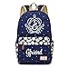 Produktbild Gfriend Canvas Bag Rucksäcke Rucksack für Jugendliche Mädchen Frauen Schultaschen Reisetasche Navy Blue