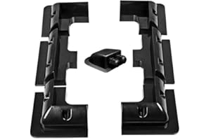 KLLsmDesign Solar Panel Mounting ABS Brackets 7Pcs Drill Free Kit with Cable Entry Gland, Construction for House, Trailers, Boats, Vans, Garages, Wall and Other Off Gird Roof Installation