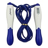 Adjustable Skipping Rope with Digital Counter, Up to 9.8 Feet ...