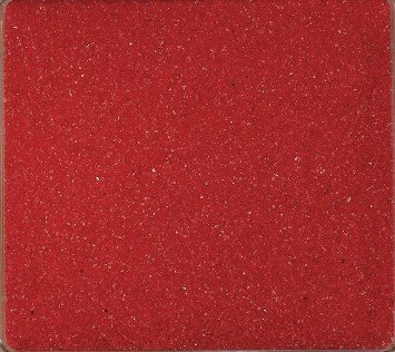 Farbsand, Dekosand farbig ca 0,5 mm. 1 KG in ROT -01