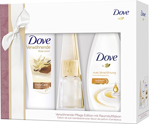 Dove Geschenkset Verwöhnende Pflege Edition mit Raumduftflakon, 1er Pack - 4
