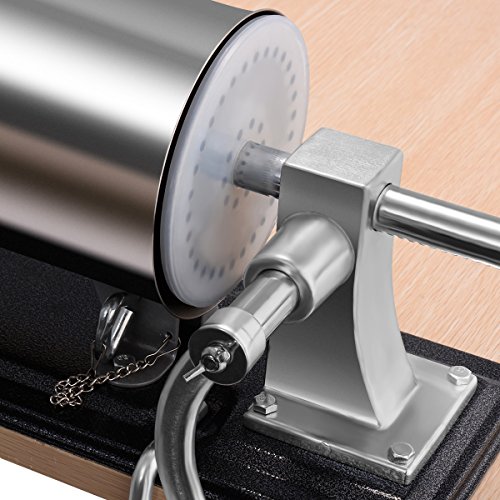 4,8L Wurstfüller Wurstmaschine Wurstfüllmaschine Edestahl Wurstspritze Wurstpresse inkl. 4 Fülltüllen - 5