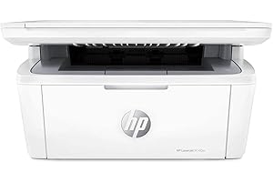 HP LaserJet M140w 7MD72F, Stampante Multifunzione Laser A4, Monocromatica, Stampa Fronte e Retro Manuale in Bianco e Nero, 20 ppm, Wi-Fi, Smart, Bianca