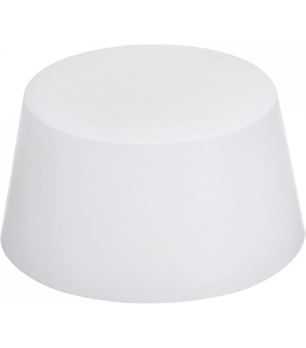 Sourcing Map Lot 20 Bouchons Coniques Silicone Caoutchouc 4-8 Mm Blanc – Protection Revêtement, Peinture, Sablage, Laboratoire