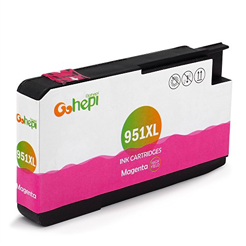 Gohepi 950XL/951XL Kompatibel für Druckerpatronen HP 950XL 951XL, 2 Schwarz/Blau/Rot/Gelb 5er-Pack Arbeiten mit HP Officejet Pro 8620 8610 8600 Plus 276dw 8100 8615 251dw 8625 8660 8640 8630 Patronen - 6