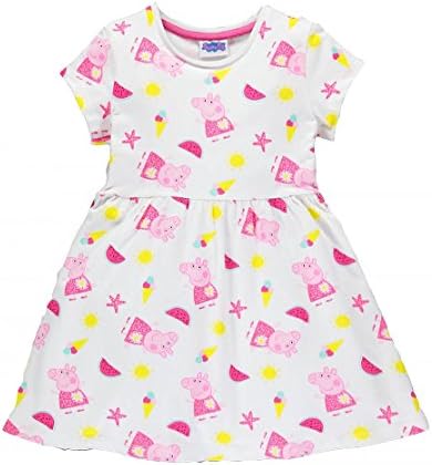 Licensed Peppa Pig Baby Girls Skater Dress (18-23 Months)