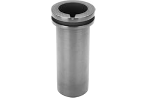 YUYTE Crogiolo per Fusione Metalli, Crogiolo di grafite ad alta purezza, 1 kg/2 kg/3 kg di grafite crogiolo metallo fusione lingotto stampo per oro argento ottone alluminio fornace casting gioielli (3 kg)