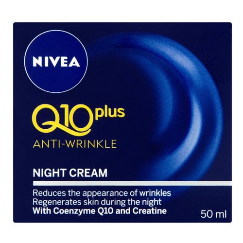 Nivea Q10 Plus Anti-Wrinkle Face Night Cream - 50 ml