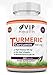 Produktbild Kurkuma / Curcumin 500 mg 365 Kapseln (Ganzjahres Versorgung) Von VIP Health - Hohe Festigkeit Curcuma Wurzel Extrakt