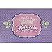 JVL Girls Princess Treasure Toy Chests Storage Boxes with Metal Clasp and Rope Handles - Set of 3