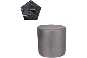 ATYUJKB 420D Housse Mobilier Jardin imperméable 80x80cm, Ronde Housse Protection Table Jardin, Oxford Tissu Extérieure Bâche, Grand Protection Bache Table de Jardin