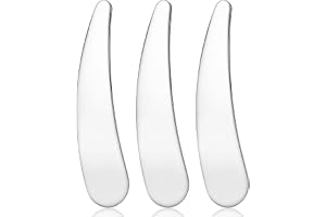 Thinp 3 stycken kosmetiska spatlar, mini sminkspatel i rostfritt stål återanvändbar mini metall makeup spatel kosmetisk spatel för kräm, mini masker pensel, kosmetika metall spatel, beauty scoop
