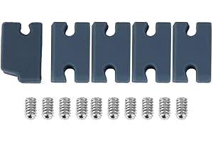 EMMEXX 5 PCS/Set Kit de compatibilidad de Aleta de PVC Accesorios de Tabla de Surf de Relleno de pestañas FCS 2 Ajustador de timón Kit de compatibilidad de Aleta Ajustador de Aleta de Cola