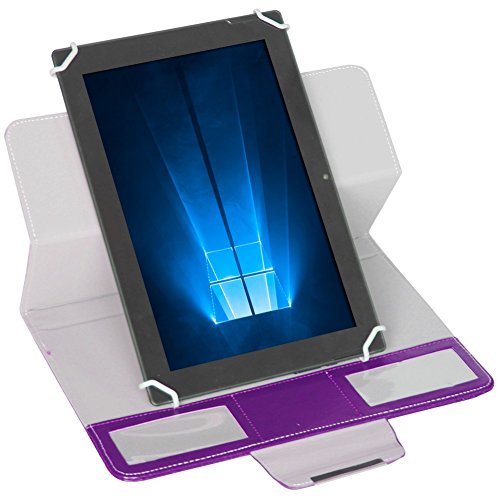 Tablet Tasche mit Ständerfunktion Hülle für Medion Lifetab P9702 X10302 P10400 P10506 P10505 S10366 S10352 Tablet von Schutztasche in Lila Schutzhülle Universal Stand Tasche Etui Cover Case hochwertige Verarbeitung von UC-Express - 3