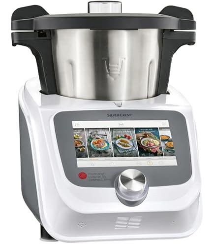 Monsieur Cuisine Smart Robot Da Cucina 2022 - 1000W, Schermo 8", Wi-Fi, Ricette Guidate, Bianco - Foto 5