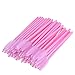eBoot Disposable Eyelash Mascara Brushes Makeup Applicators Brush Kit (Rose and Pink, 100 Pieces)