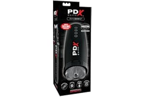 PIPEDREAM PDX Moto Bator 2, Clear & Black, 14 cm