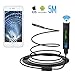 Produktbild 5 m Kabel 1200P HD WiFi Inspektionskamera Endoskop mit 8 LED-Licht starres Kabel Endoskop für iPhone Android Smartphone Tisch iPad PC