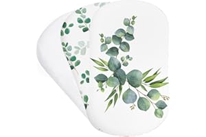 Bear's Little Fish- Spannbetttuch für die Wiege - 3er-Pack aus 100% Atmungsaktiver Baumwolle für Junge und Mädchen, Grun, Passend für die Meisten Bettlakenunterlagen