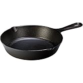 Lodge 20.32 cm / 8 inch Pre-Seasoned Cast Iron Round Skillet / Frying Pan