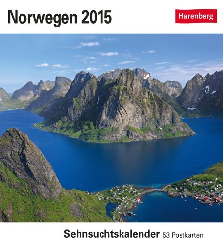 Norwegen Sehnsuchtskalender 2015: Sehnsuchtskalender, 53 Postkarten