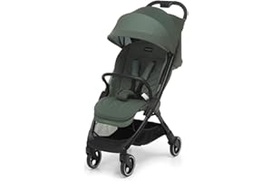 Foppapedretti Passeggino Leggero Ciao, per bambini 0-22 Kg (0-4 anni), Chiusura ad 1 mano, Self-Standing, Schienabile Regolabile, Ruote Ammortizzate, Porta Oggetti, Telaio in Alluminio, Forest