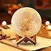 Produktbild LED Nacht Moderne Stehlampe Vollmond Licht 3D Dimmbare Touch Control Helligkeit USB Lade Weiß / Warmes Licht Mond Mondschein Mit Halterung 8Cm