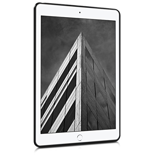 kwmobile Hülle für Apple iPad 9.7 (2017) – Case Handy Schutzhülle TPU Silikon für Tablet – Backcover Cover Schwarz - 2