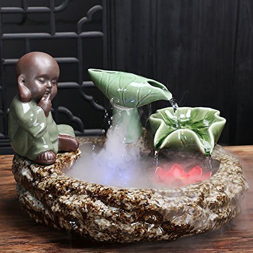 DHJUST Fountain Humidifier Living Room Air Purifier, 37*28*25cm,B