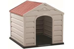 UNIVERS DU PRO DOGSTYLE - Niche pour Chien Puppy 68 X 61 X 58 CM Polypropylène Confort Thermique Intérieure/Extérieure Montage Rapide