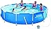 Produktbild Bestway Frame Pool Steel Pro Set Familien Garten Schwimmbecken Rund Pool 366 x 76 cm mit Pumpe