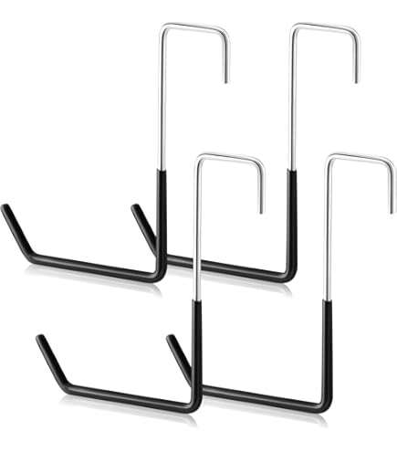 Crochet Pour Velo XMDROU Lot De 4 Crochets Pour Chevrons - Crochets De Vélo Lourds Crochet échelle