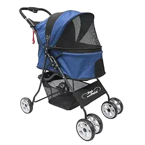 Petique Catalina Pet Stroller (Blue)