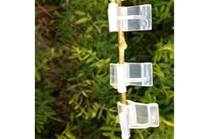 KINGLAKE 100 Stück Veredelungsclips Veredelungsklammern, Veredlungsclips Veredelungsset Klein für Tomaten gurken, Mini Pfropfclip Pflanzenclip Gartenpfropfwerkzeug