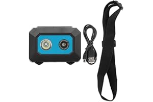 QINLORGO Videocamera sportiva DV, temperatura di lavoro 10-50 ?C montata sulla testa Videocamera sportiva portatile, mini giochi da corsa per la corsa a casa Sport all'aria(Black blue)