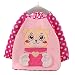 Waterproof Baby Long-sleeves Feeding Clothes Baby Bibs,Heart Bear,Pink