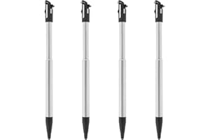 SG Store 4 szt. metalowy wysuwany rysik do gier Nintendo NEW 2DS XL